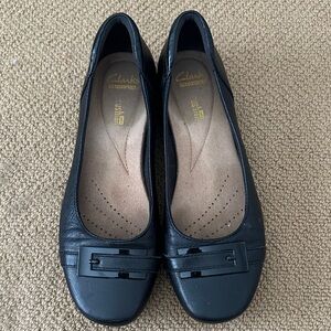 Clarks Women's Black Loafers